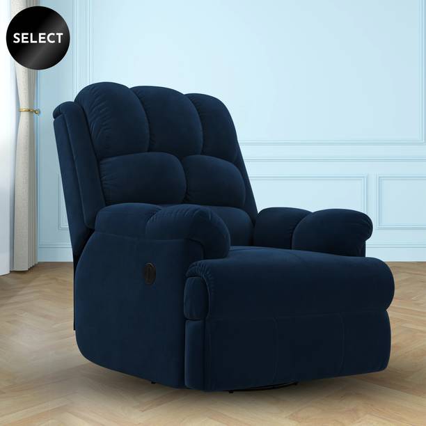 The Sleep Company Luxe Motorised 3R Rocking Revolving Fabric Powered Rocker Recliner