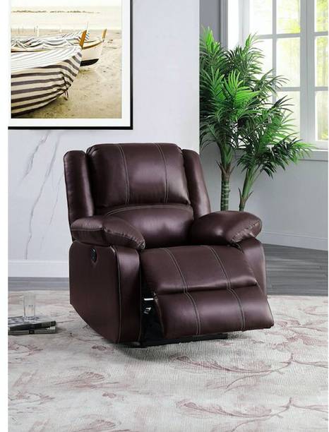 RM HOME Leatherette Powered Recliner