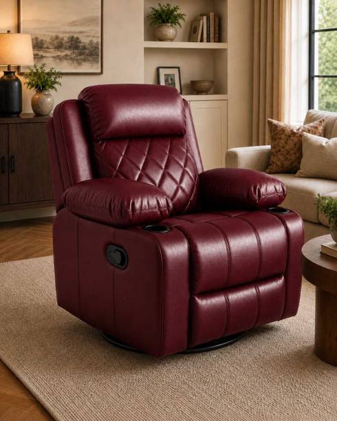 Softymart Leather Manual Recliner
