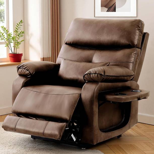FRIENDS LIFE Leather Powered Rocker Recliner
