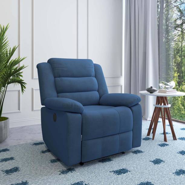 Nilkamal Sierra 1 Seater Velvet Fabric Powered Recliner