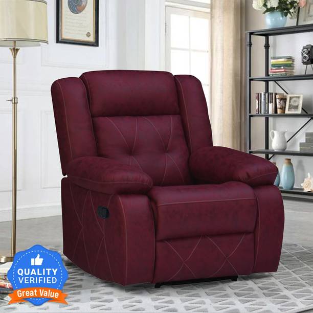 Flipkart Perfect Homes Lucia Leatherette Manual Recliner