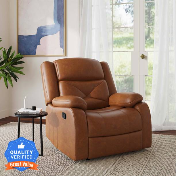 RM HOME Fabric Manual Swivel Recliner