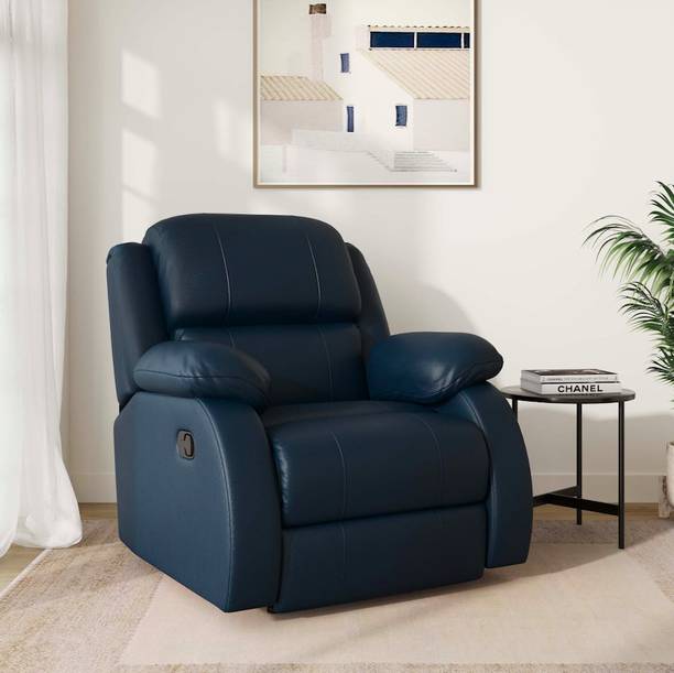RM HOME Leatherette Manual Swivel Recliner
