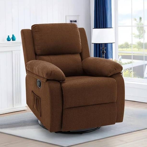 Friends Life Fabric Manual Swivel & Rocker Recliner