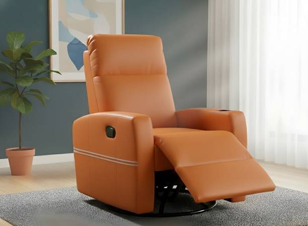 Fiddy Fabric Manual Swivel & Rocker Recliner