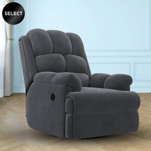 The Sleep Company Luxe Motorised 3R Rocking Revolving Fabric Powered Rocker Recliner