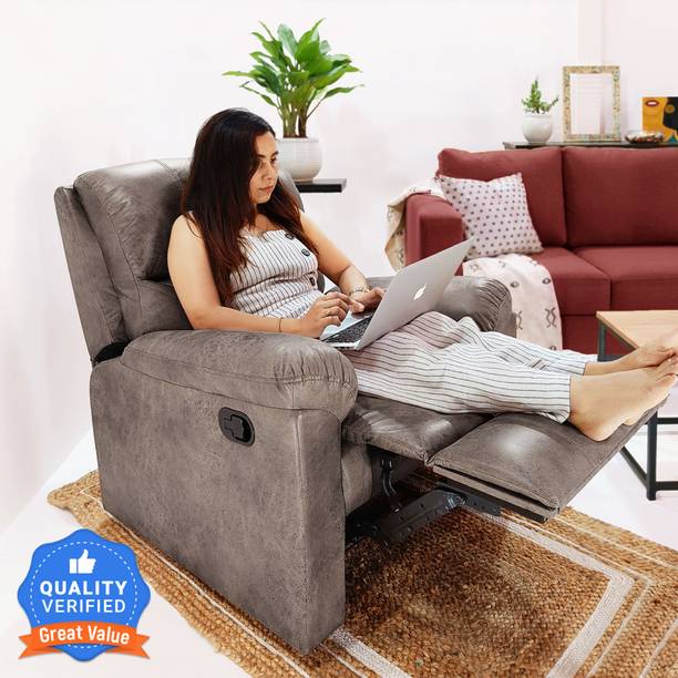 Jordyblue Louis Fabric Manual Recliner