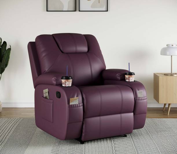 CARLTON LONDON Dream Leatherette Manual Recliner
