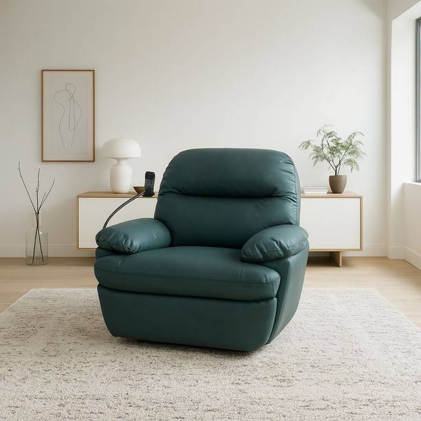 Fiddy Leatherette Powered Swivel & Rocker Recliner