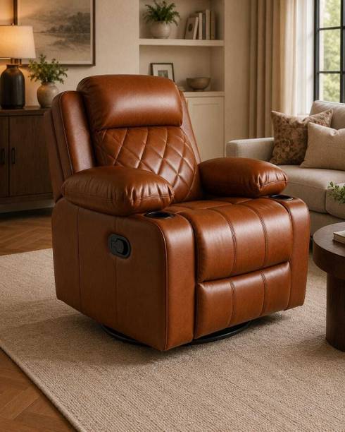 Softymart Leather Manual Recliner