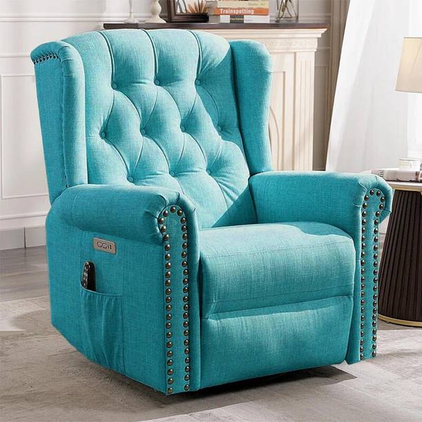 FRIENDS LIFE Fabric Powered Swivel & Rocker Recliner
