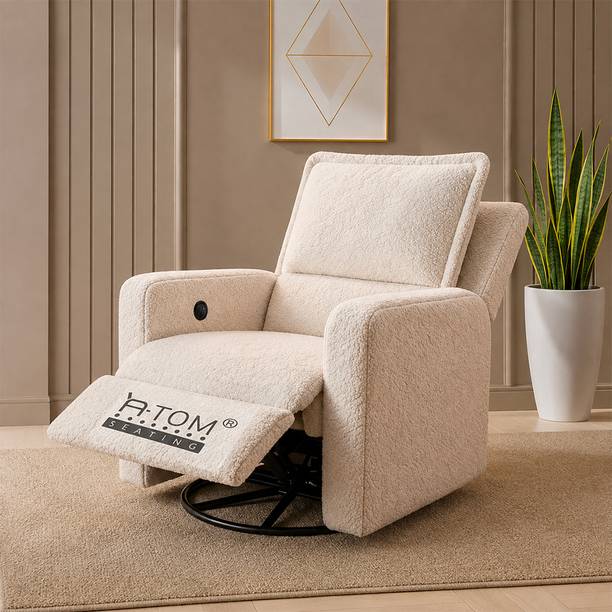 Atom Seating Fabric Powered Rocker Recliner