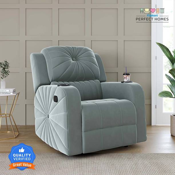 Flipkart Perfect Homes Fabric Manual Recliner