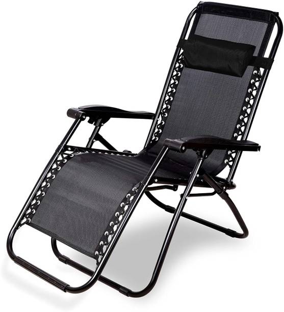 Ginoya Brothers Zero Gravity Reclining Sleeping Chair With Adjustable & Foldable Metal Outdoor Chair