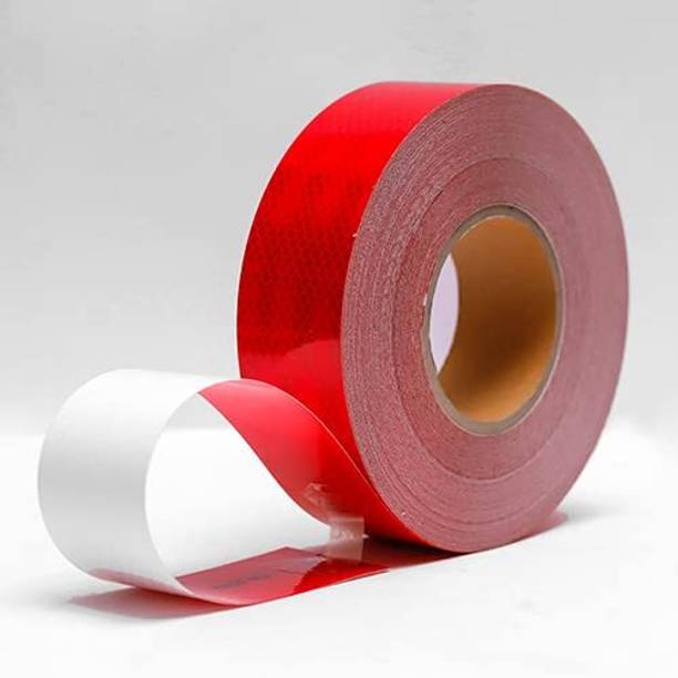 Conclood India Radium High Intensity Bright Conspicuity Tape (2 inch x 5 mtr) 50 mm x 5 m Red Reflective Tape
