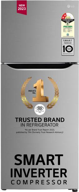 LG 242 L Frost Free Double Door 2 Star Refrigerator