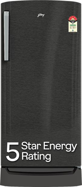 Godrej 207 L Direct Cool Single Door 5 Star Refrigerator with Base Drawer  with Turbo Cooling And Advanced Inverter Technology