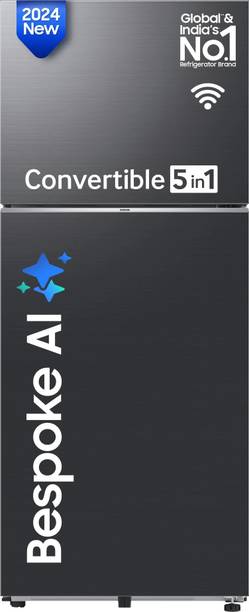 Samsung 419 L Frost Free Double Door 3 Star Convertible Refrigerator  with 5-in-1, Digital Inverter, WiFi Enabled Bespoke AI