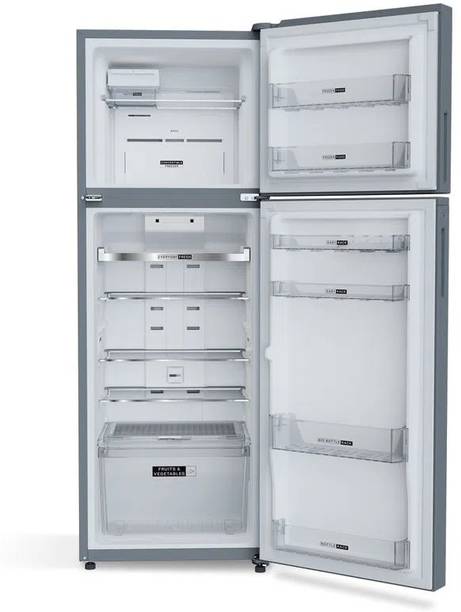 Whirlpool 327 L Frost Free Double Door 2 Star Refrigerator  (OMEGA BLACK, IFPRO INV CNV 375 – 21852)