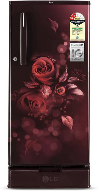 LG 185 L Direct Cool Single Door 2 Star Refrigerator with Base Drawer