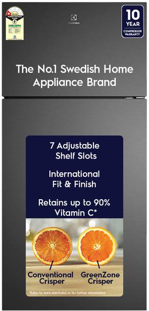 Electrolux 503 L Frost Free Double Door 1 Star Refrigerator with �Inverter Refrigerator with AI AutoSense, GreenZone Technology, UltimateTaste 700 Cha