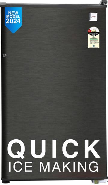 Godrej 97 L Direct Cool Single Door 1 Star Refrigerator with Jumbo Vegetable Tray and Quick Ice Making Space (Fossil Steel, RD CHAMP 114A WPF FS ST)