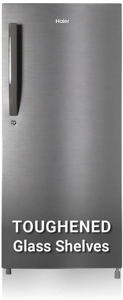 Haier 190 L Direct Cool Single Door 3 Star Refrigerator  with 1 Hour Icing TechnologyToughned Glass ShelfLarge Vegetable Box