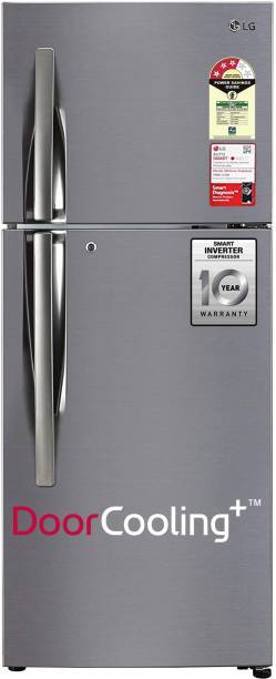 LG 242 L Frost Free Double Door 3 Star Refrigerator wi...