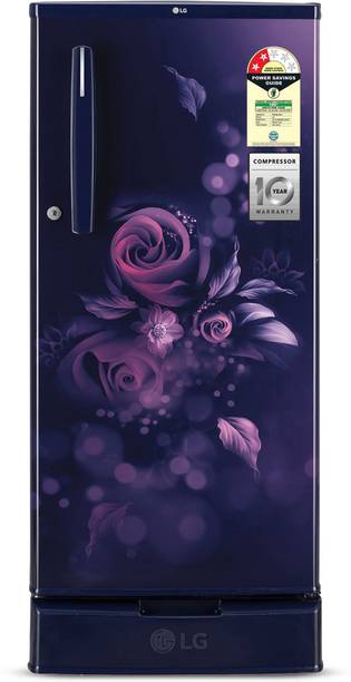 LG 185 L Direct Cool Single Door 2 Star Refrigerator with Base Drawer