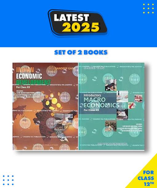 Introductory MACRO ECONOMICS & INDIAN ECONOMIC DEVELOPMENT For CLASS 12 -SET 2 BOOKS| SANDEEP GARG Paperback, Sandeep Garg|New Latest Edition For 2025-2026