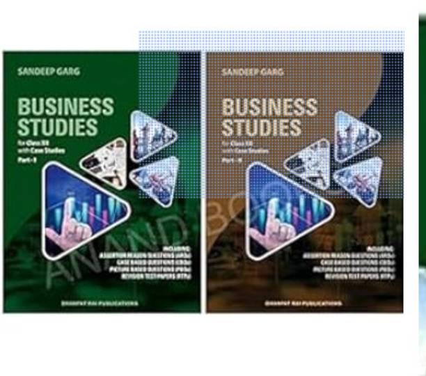 Business Studies Class 12 Books With Case Studies, Part 1 And 2, By Dhanpat Rai Publications 2025-26