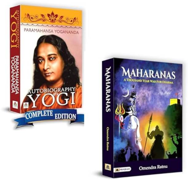 Autobiography Of A Yogi + Maharanas :A Thousand Year War For Dharma | Indian Spirituality | Autobiography Of A Yogi | Maharanas Book | Dharma War History | Raghvendra Singh Author | Indian Heritage Books | Yogananda Teachings | Hindu Warrior Kings | Historical India Books | Spiritual Awakening (Set Of 2 Books)