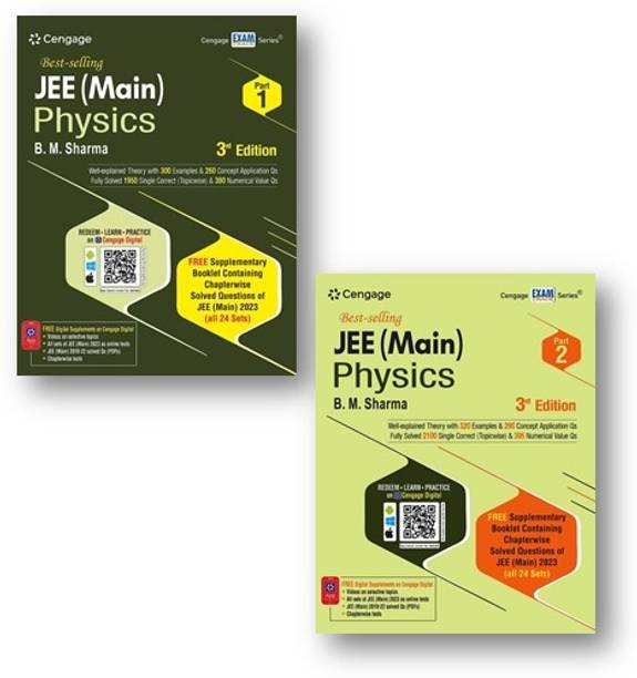 JEE Main Physics : Vol. 1 And Vol. 2 (Book + Booklet) With Free Supplementary Booklet Containing Chapterwise Solved Questions Of JEE (Main-2023)(All 24 Sets) , (2-Books Set Combo)