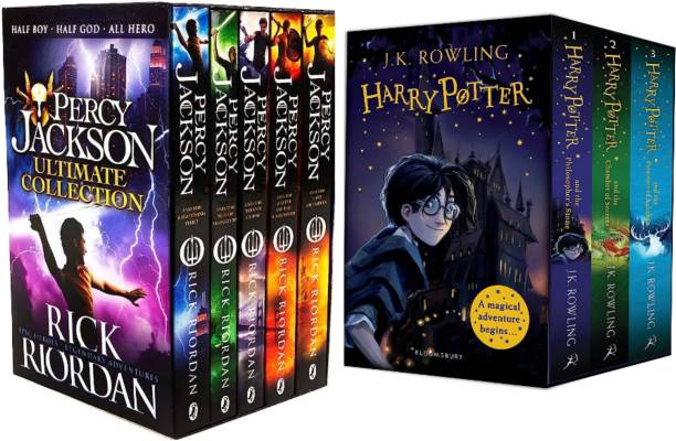 Harry Potter Book Set And Percy Jackson Combo