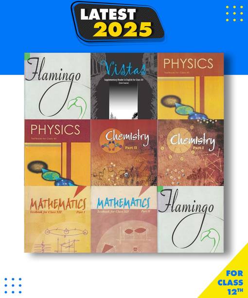 NCERT Science PCM Complete Books Set For Class -12 English Medium -Latest Edition As Per NCERT/CBSE Hardcover, Ncert|New Latest Edition For 2025-2026