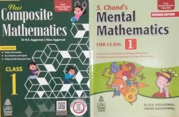 S.chand New Composite Mathematics & Mental Mathematics For Class 1 ( Combo Set Of 2 Books)