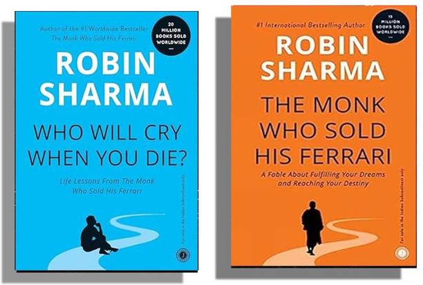AnushkaBooks Combo;- Must Read 2 Books Robin Sharma Set Who Will Cry When You Die? + The Monk Who Sold His Ferrari ( English )