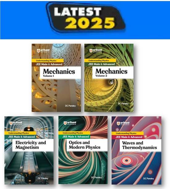 Understanding Physics JEE Main And Advanced Mechanics-1 + Mechanics-2 + Waves And Thermodynamics + Electricity And Magnetism + Optics And Modern Physics (5 Books Set)