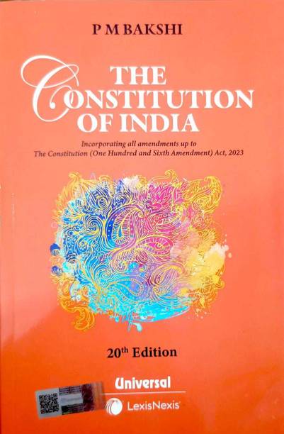 The Constitution Of India, 20/e (Edition) P M Bakshi |