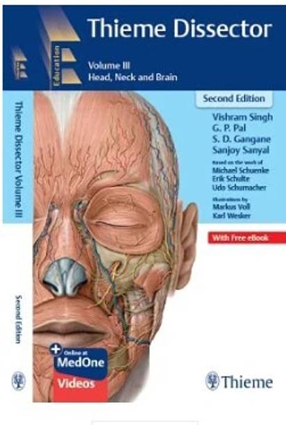 Thieme Dissector Head, Neck And Brain Volume-3 2nd Edition 2022