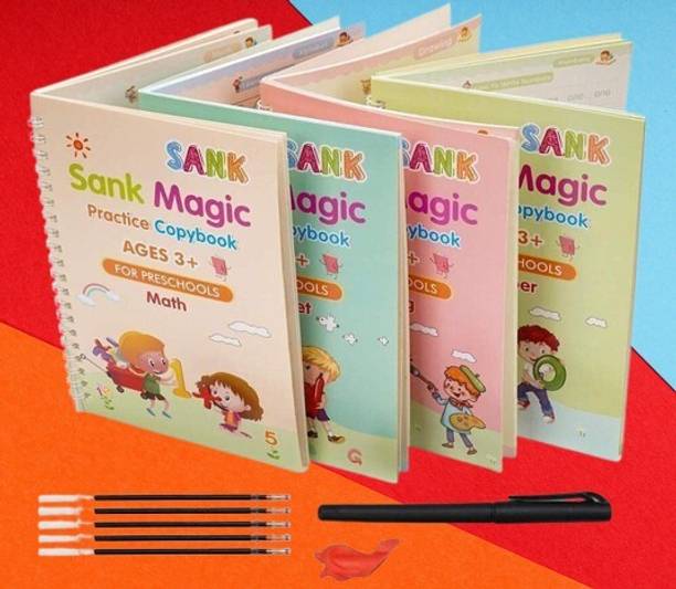 Sank Magic Handwriting Copy Book For Kids With 10 Refills & Pen (SB128)