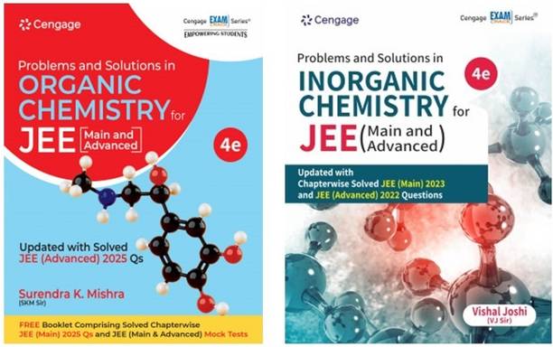 Cengage Problems And Solutions In Inorganic Chemistry By :- Vishal Joshi | Problems And Solutions In Organic Chemistry By :- Surendra K. Mishra ( Set Of 2 Book ) For JEE : Main And Advanced 4th Edition 2025