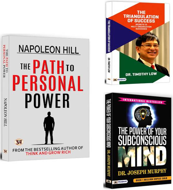The Path To Personal Power + The Triangulation Of Success + The Power Of Your Subconscious Mind | International Bestselling Books | Know The Short, Impactful Tips To Get Success, Offering Practical Insights And Actionable Strategies (Set Of 3 Books In English)