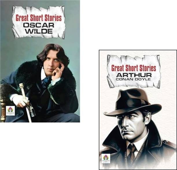Dive Into The Wit Of Wilde And The Mystery Of Doyle: A Journey Through Timeless Tales! : Oscar Wilde + Arthur Conan Doyle | Oscar Wilde | Arthur Conan Doyle | Short Story Collection | Classic Literature | Mystery Stories | Literary Giants | Detective Fiction | Wilde's Wit | Suspense And Mystery | Timeless Tales (Set Of 2 Books)