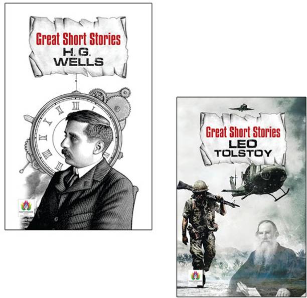 H.G. Wells + Leo Tolstoy Great Short Stories | Best Life | Feel Good | Learning | Growth | Short Stories (Set Of 2 Books)