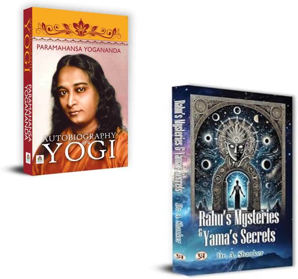 Autobiography Of A Yogi + Rahu's Mysteries & Yama's Secrets | Zodiac Sign Astrology Book | Autobiography Of A Yogi | Paramahansa Yogananda | Vedic Astrology Books | Rahu And Yama Secrets | Indian Spiritual Classics | Zodiac Sign Guide | Kriya Yoga Wisdom | Celestial Influence On Karma | Spiritual And Astrological Books (Set Of 2 Books)