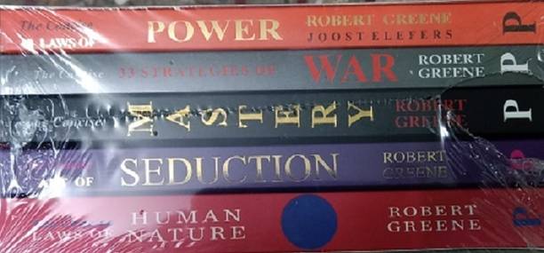 5 Books Set : The Concise (48 Laws Of Power + Human Nature + Mastery + Art Of Seduction + 33 Strategies Of War)