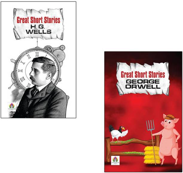 H.G. Wells + George Orwell Great Short Stories | Best Life | Feel Good | Learning | Growth | Short Stories (Set Of 2 Books)