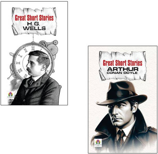 H.G. Wells + Arthur Conan Doyle Great Short Stories | Best Life | Feel Good | Learning | Growth | Short Stories (Set Of 2 Books)